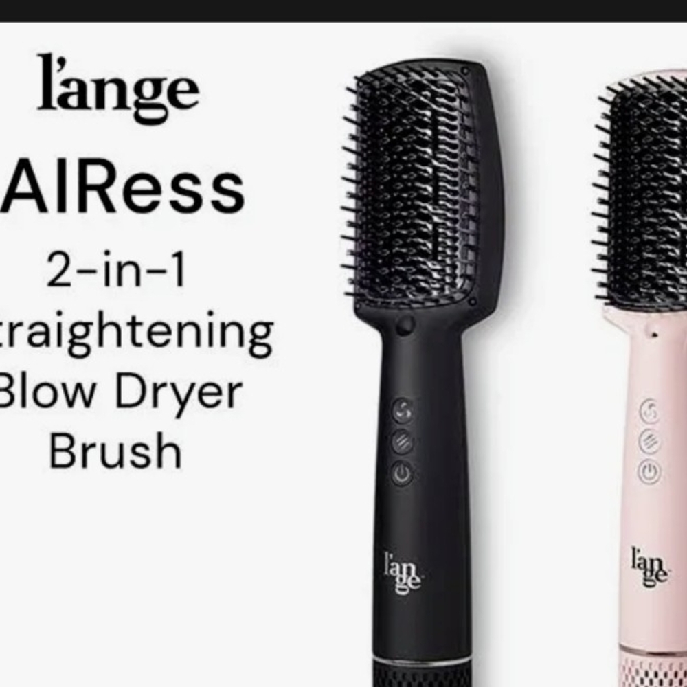 L'ange Black Hair Dryer Brush